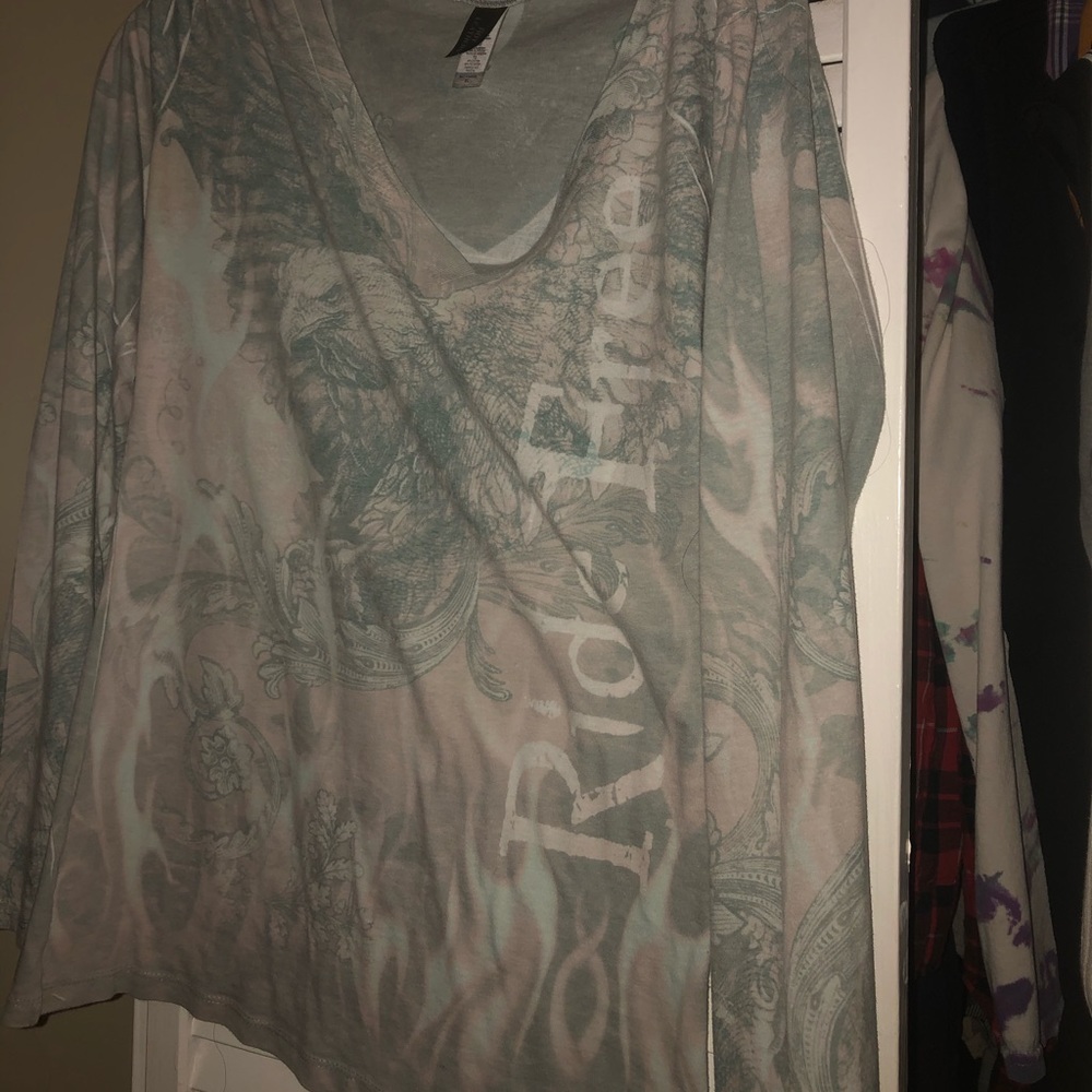 Hot leather women’s long sleeve